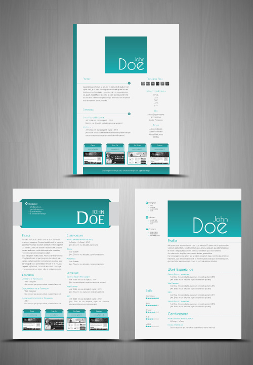 free indesign resume template download