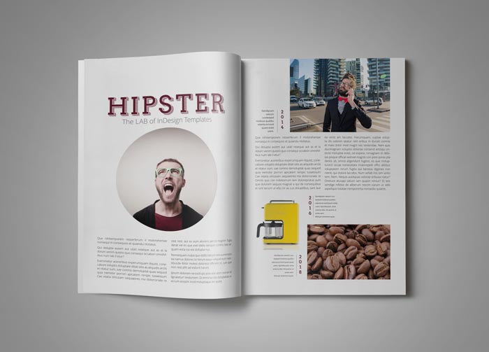 PRO Magazine Template: Hipster