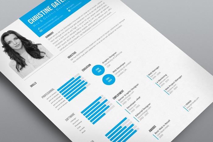 InDesign Clean Resume Template