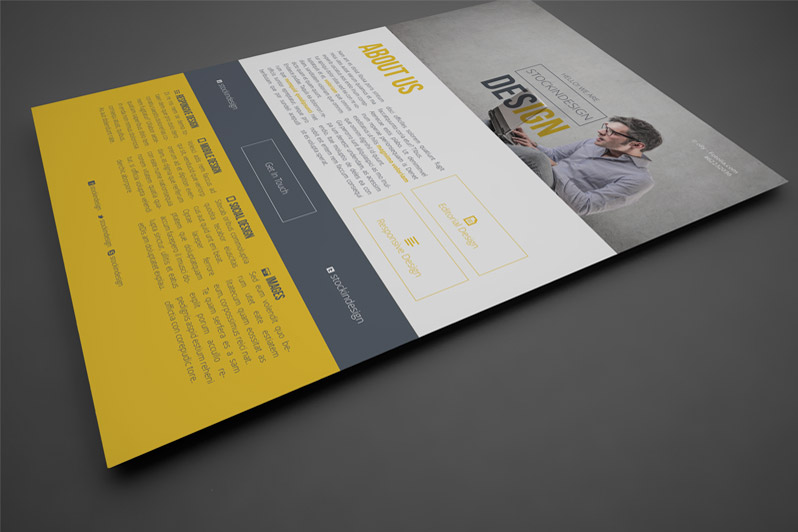 InDesign Clean Corporate Flyer Template