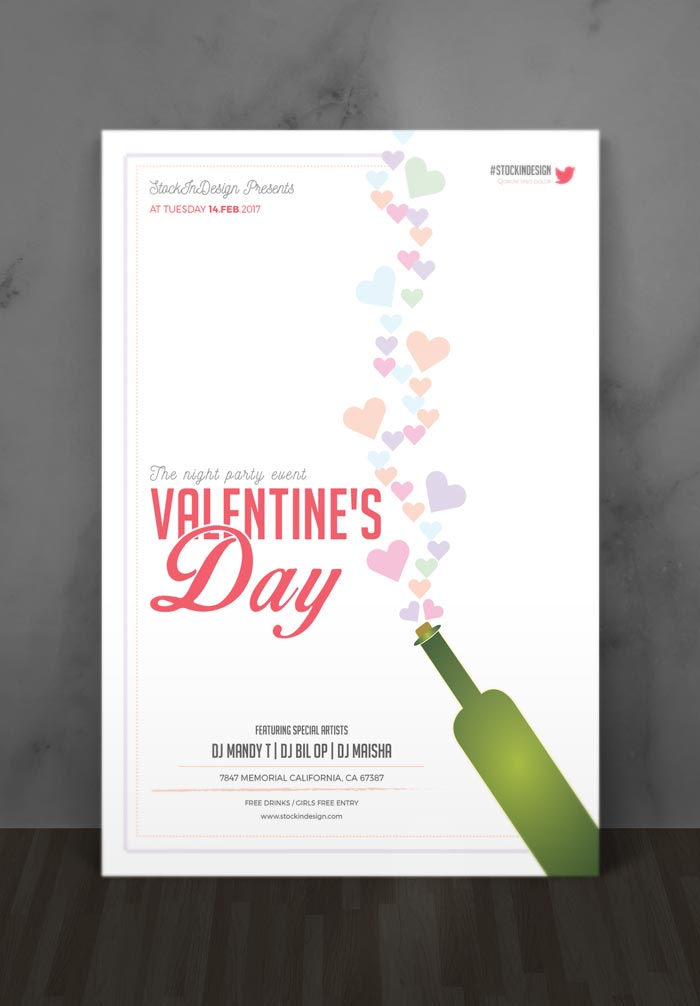 Valentine’s Day Flyer Template