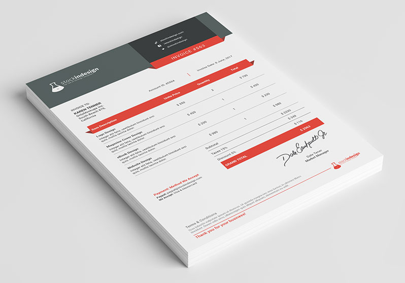 Clean Invoice Template