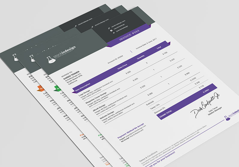 Clean Invoice Template