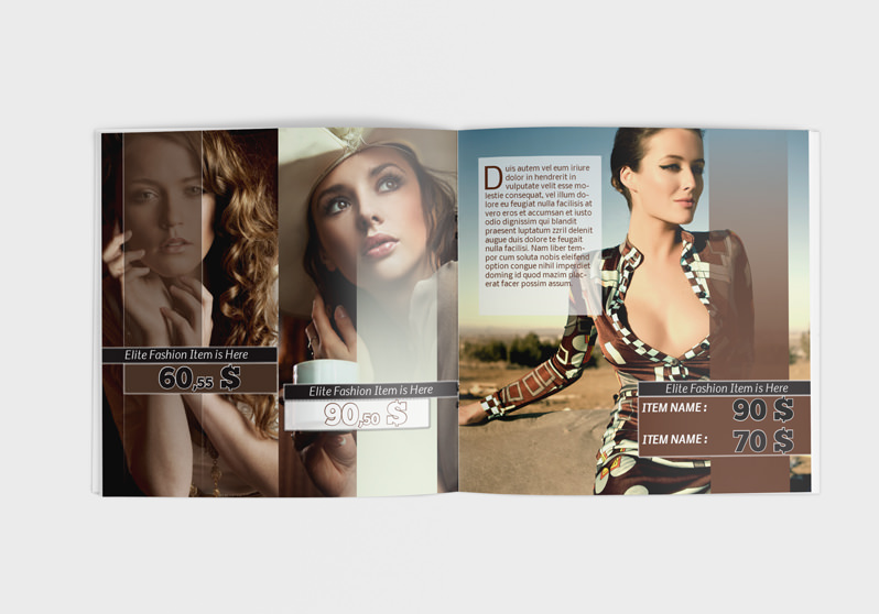 InDesign Catalog Template: Fashion