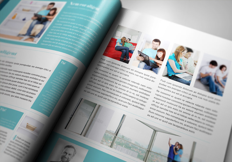 Free Indesign Pro Magazine Template Kalonice