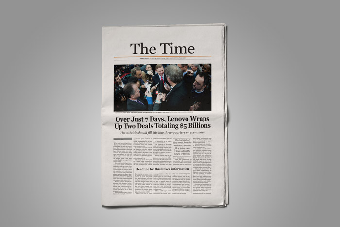 Old Style Newspaper Template Stockindesign