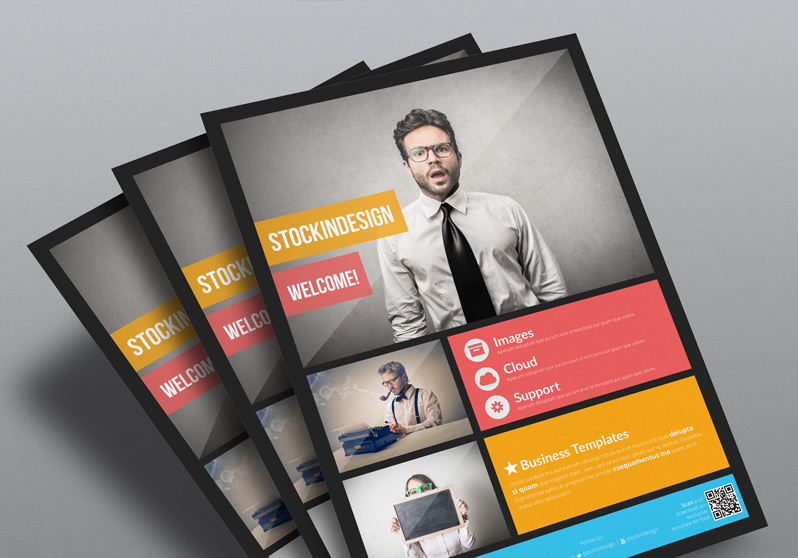 flyer template indesign