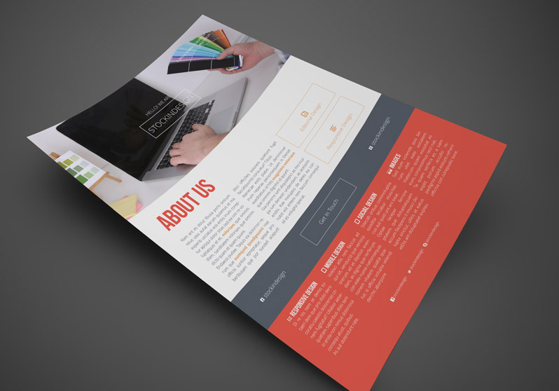 InDesign Clean Corporate Flyer Template