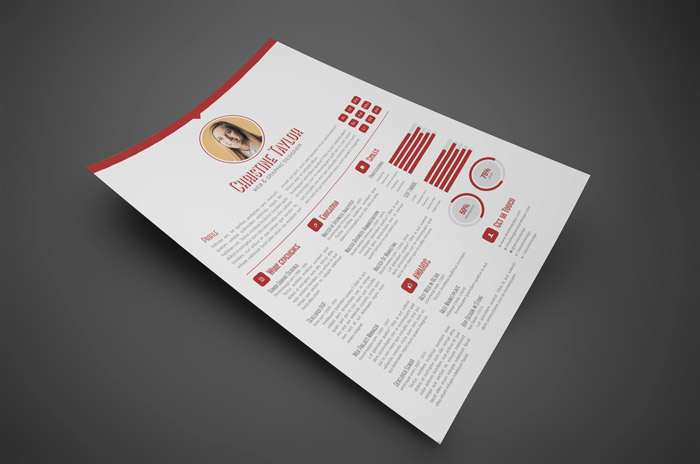 InDesign Business Resume Template