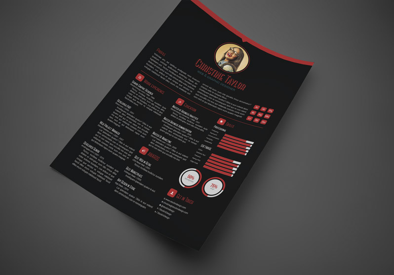 InDesign Business Resume Template