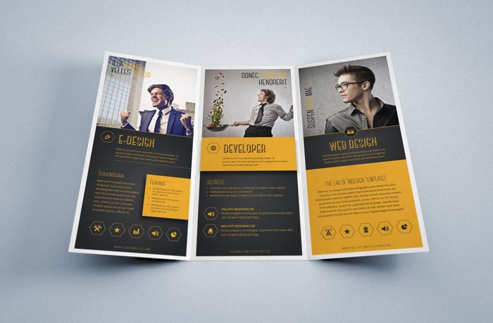 InDesign Trifold Corporate Brochure