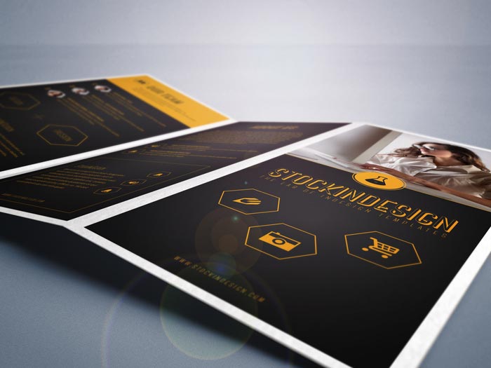 InDesign Trifold Corporate Brochure
