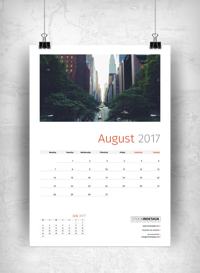 Wall Calendar 2017