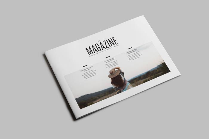 Free Minimal Magazine Landscape Stockindesign