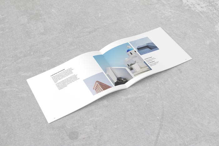 Portfolio Booklet  Landscape  Adobe InDesign Templates 