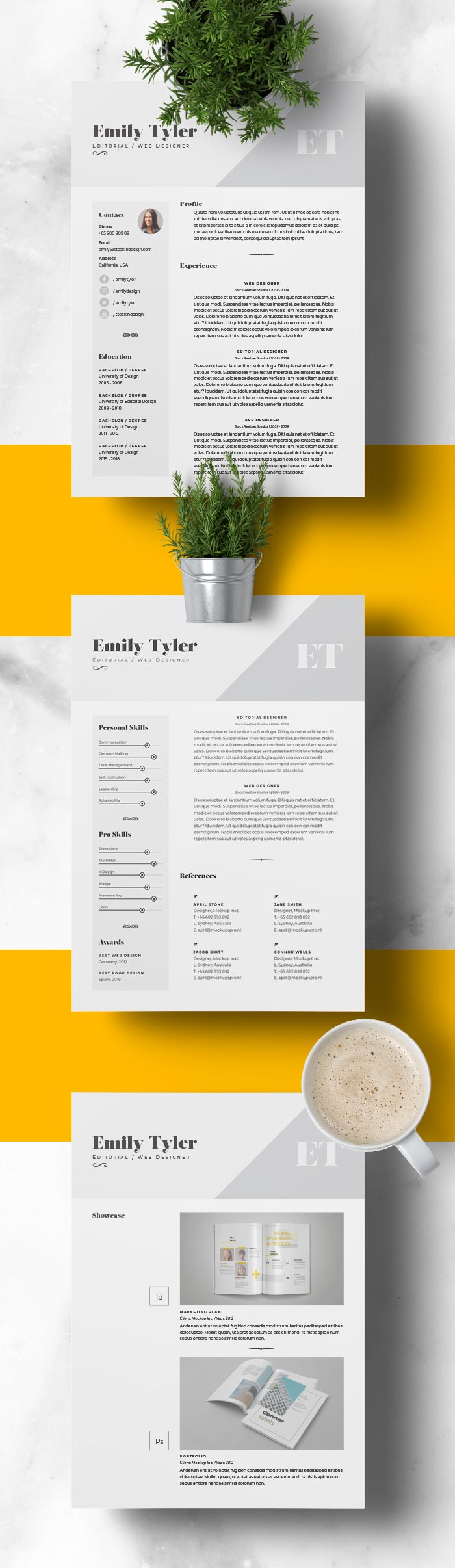 Free Professional Resume Template