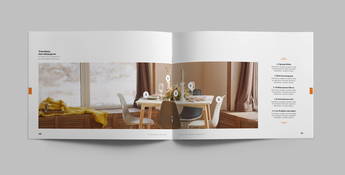 Landscape Magazine Minimalisme Template