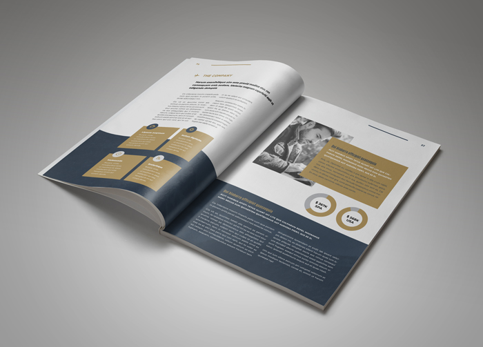 Corporate Brochure Template for InDesign