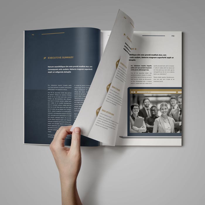 Corporate Brochure Template for InDesign