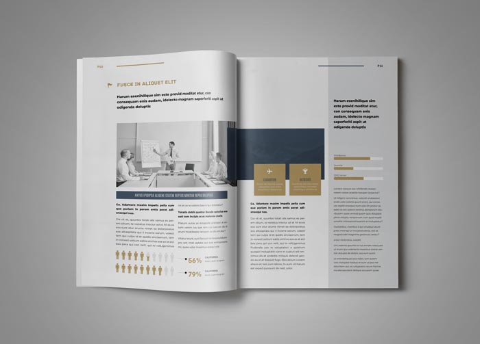 Corporate Brochure Template for InDesign