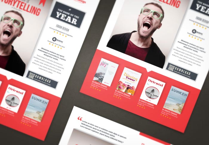 Flyer Template for Book Promotion