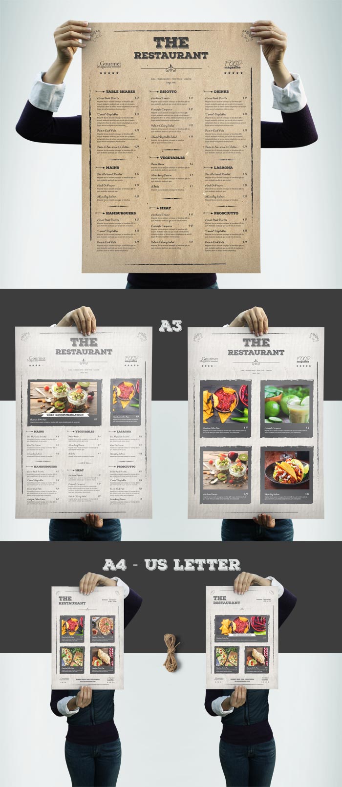 Bundle 2: Restaurant Food Menu