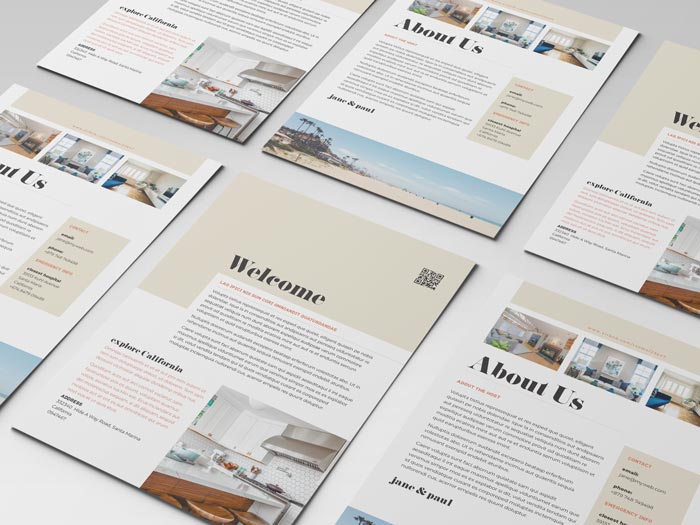 Airbnb Welcome Kit Template