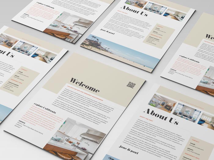 Download Airbnb Welcome Kit Template - StockInDesign