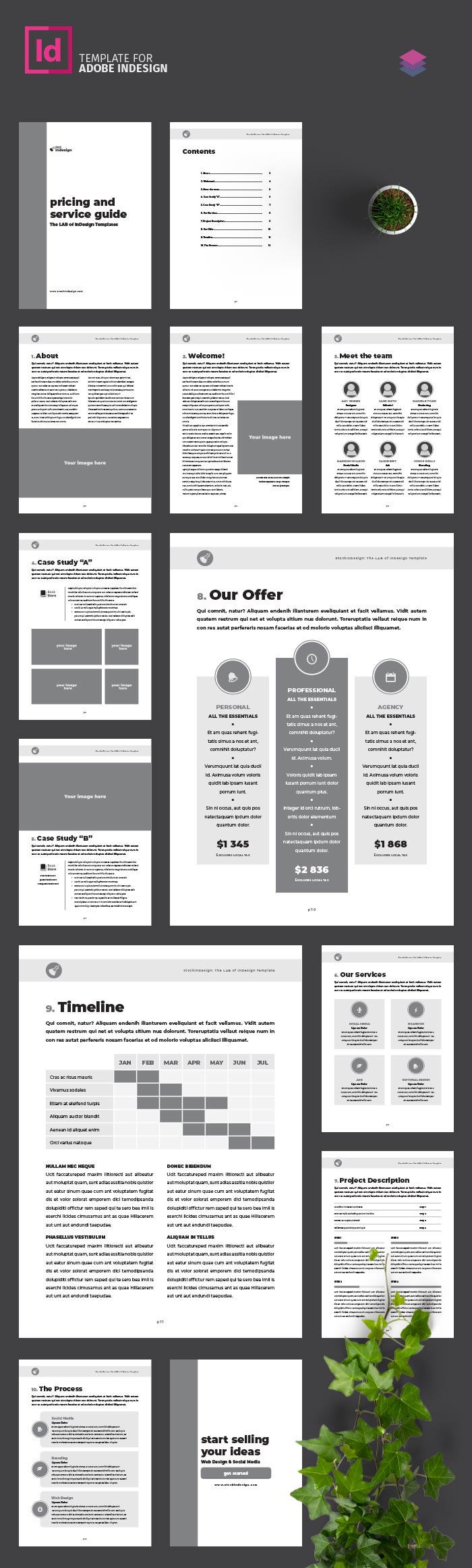 Services and Pricing Guide Template