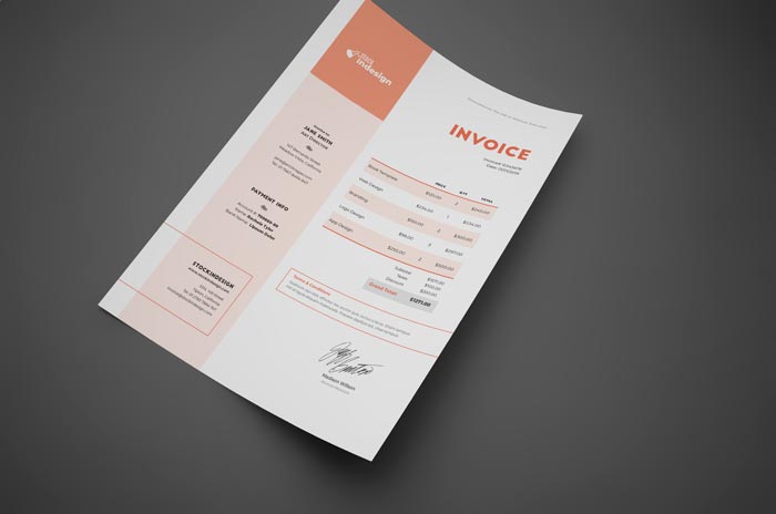 invoice templates for indesign cs6