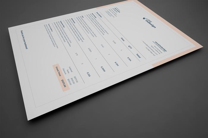 Invoice Templates for InDesign