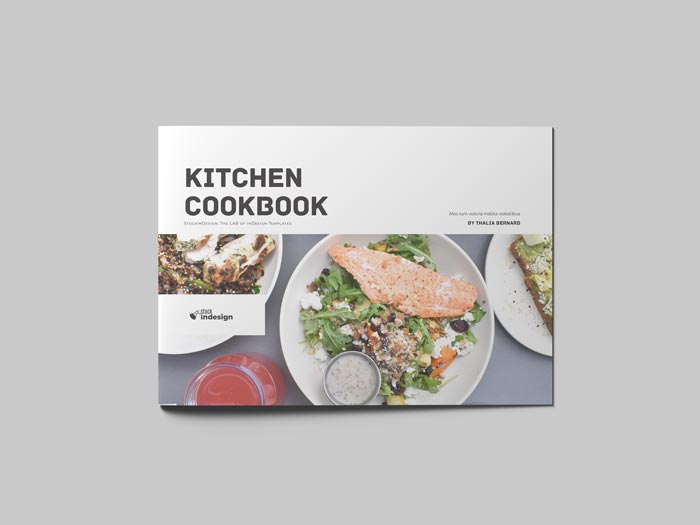 Cookbook / Recipe Book Landscape Template