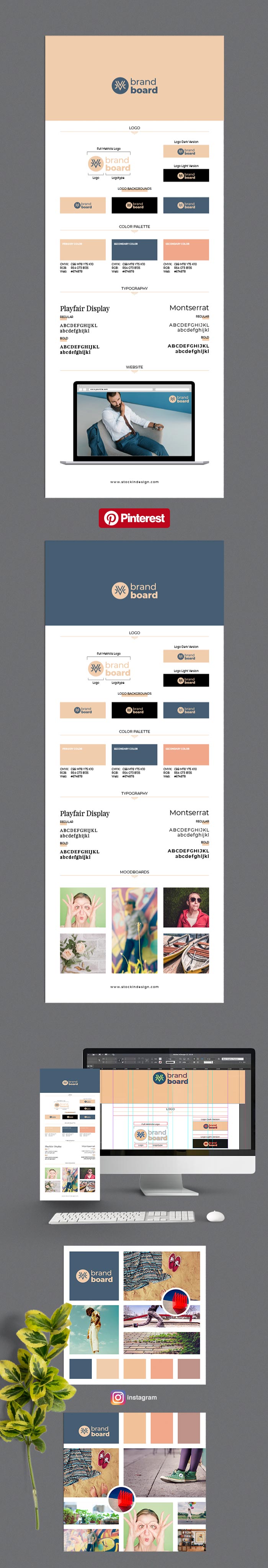 Brand Boards for Pinterest Instagram