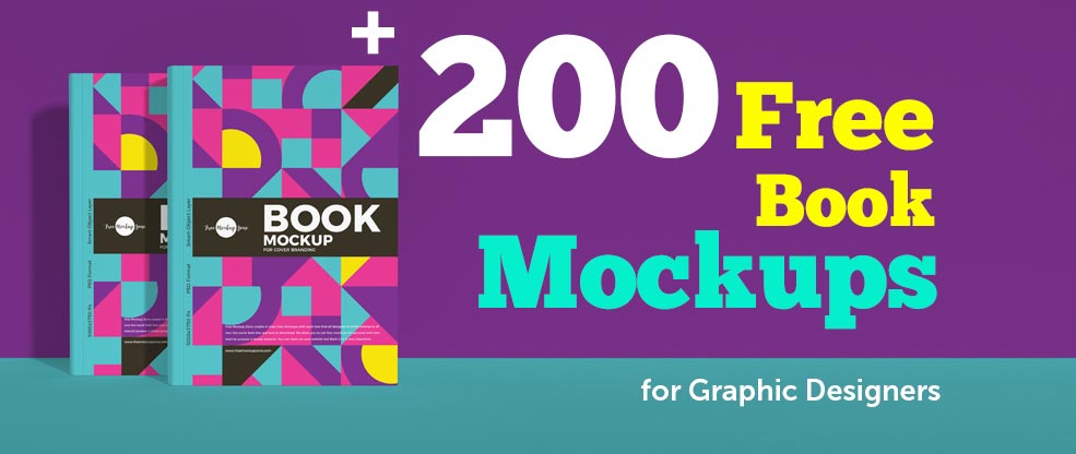 Download 200+ Best Free Book Mockups for Graphic Designers ...