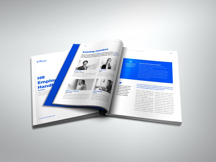 HR / Employee Handbook Template for InDesign