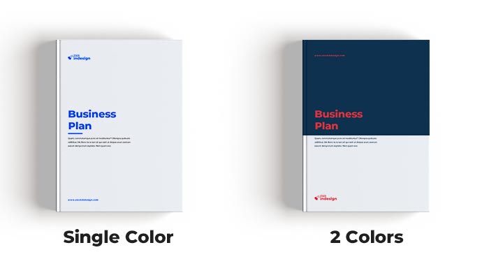 business plan cover design