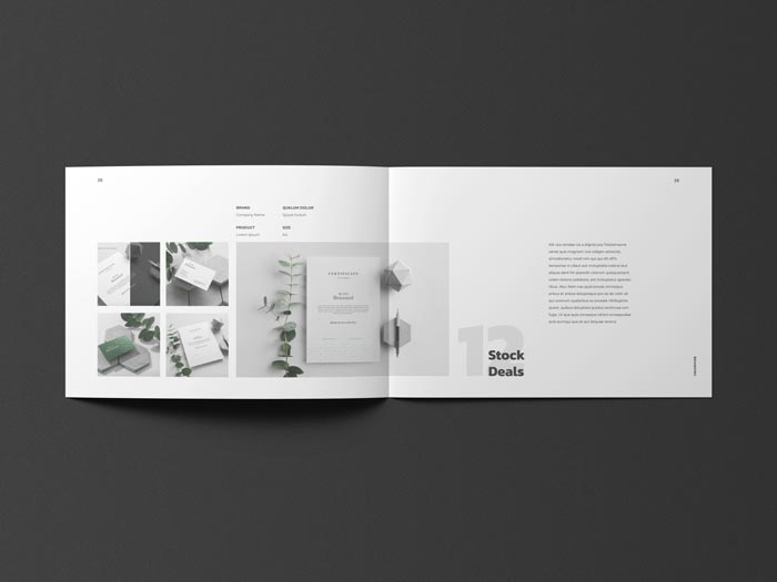 Landscape Portfolio for Designers with Resume