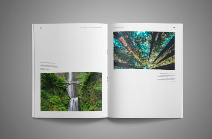 Coffee Table Book Template for Adobe InDesign
