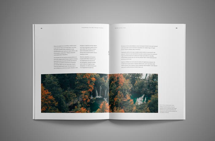 Coffee Table Book Template for Adobe InDesign