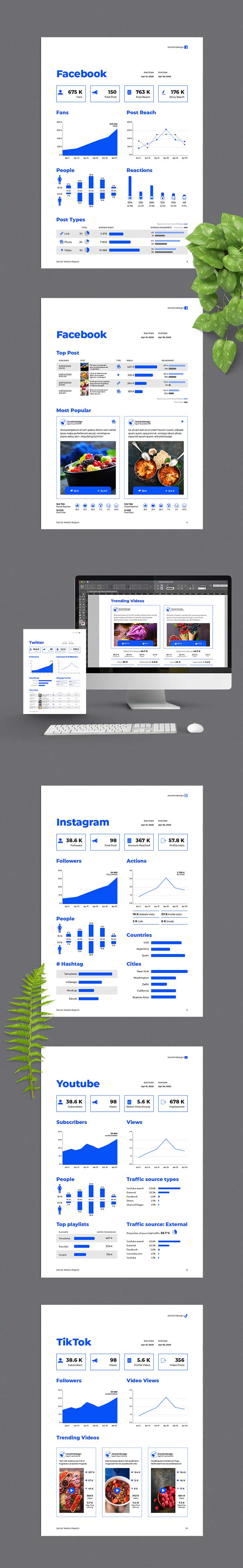 Social Media Report Template