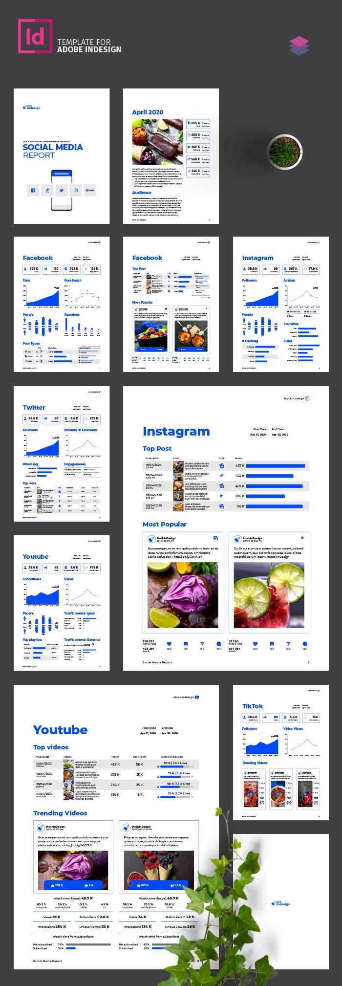 Social Media Report Template