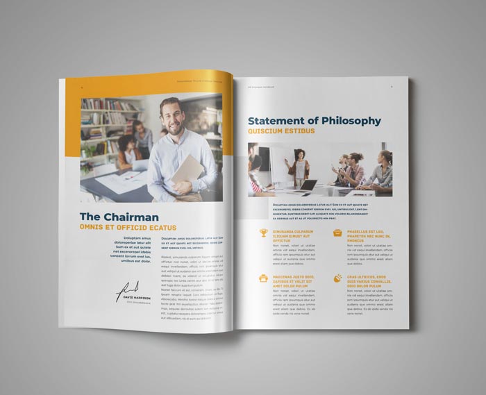 HR / Employee Handbook Template for Adobe InDesign