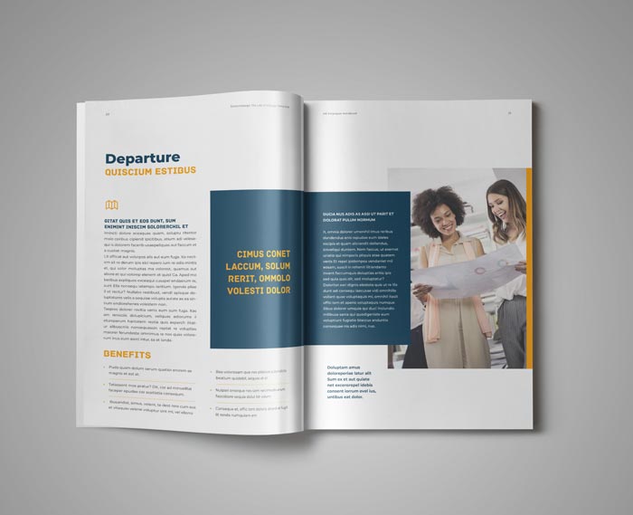 HR / Employee Handbook Template for Adobe InDesign