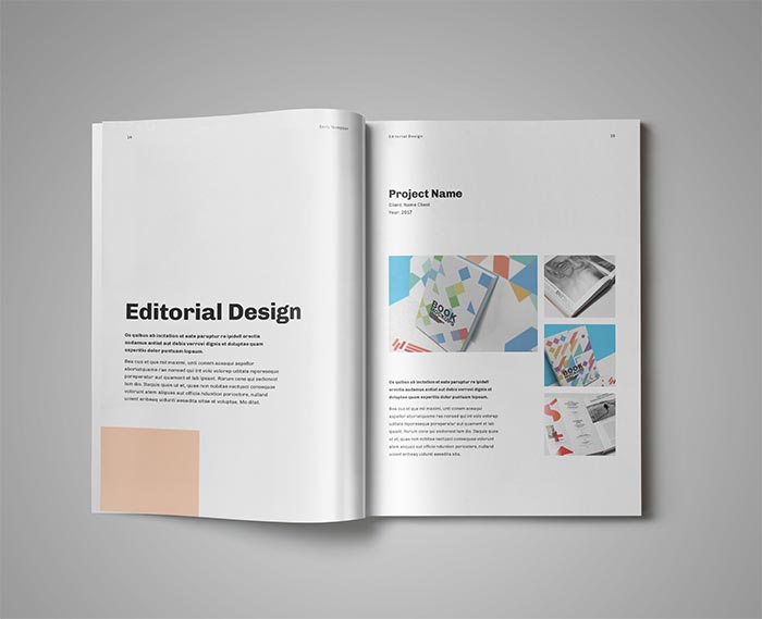 Portfolio Template for InDesign