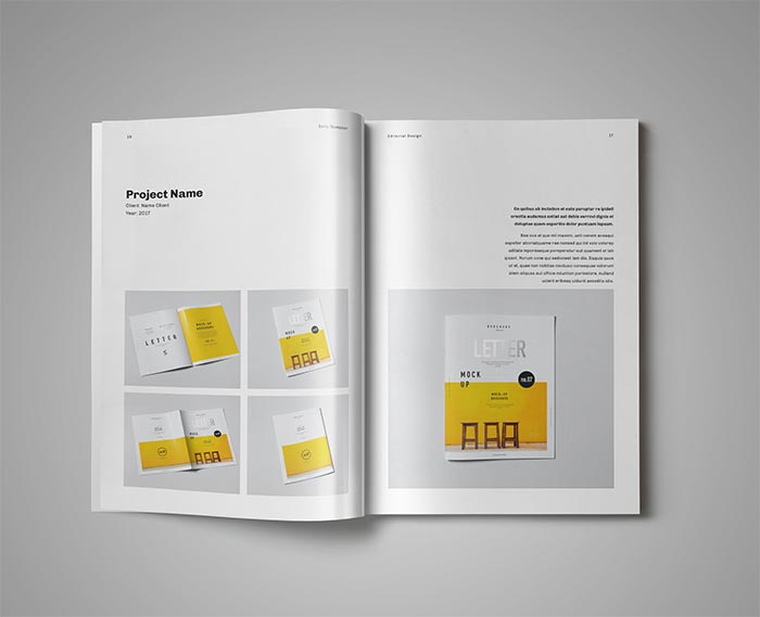 Portfolio Template for InDesign