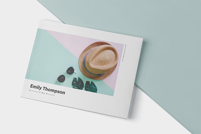 Cover of Landscape Portfolio Template for InDesign