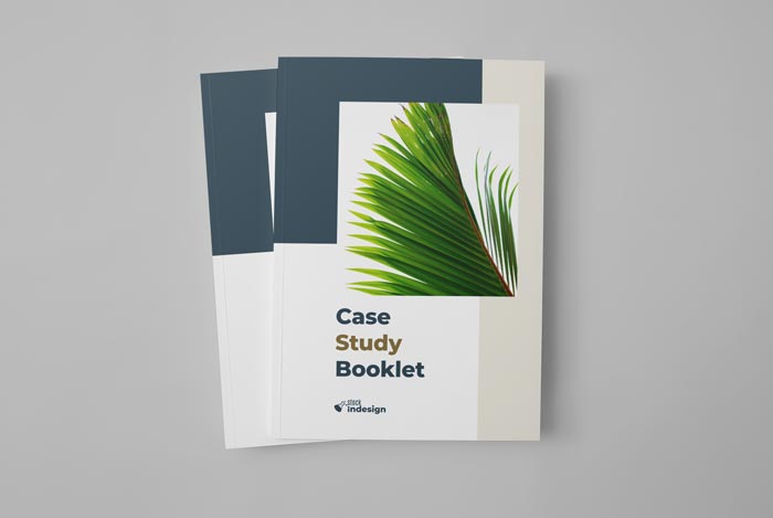 Cover of the Case Study Template for Adobe InDesign