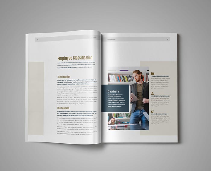 HR / Employee Handbook Template for Adobe InDesign