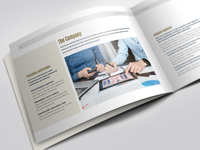 HR / Employee Handbook Landscape Template