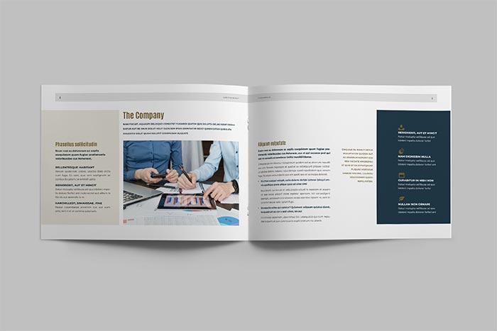 HR / Employee Handbook Landscape Template